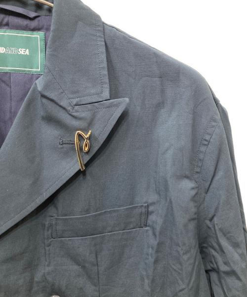 WIND AND SEA（ウィンダンシー）WIND AND SEA (ウィンダンシー) リネンダブルジャケット ネイビー サイズ:Lの古着・服飾アイテム