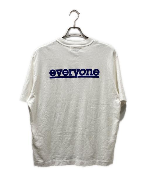 everyone（エブリワン）everyone (エブリワン) TTT MSW (ティー) コラボバックロゴ TEE ホワイト サイズ:Mの古着・服飾アイテム
