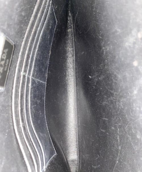 PRADA（プラダ）PRADA (プラダ) SAFFIANO WHALE MAREA サフィアーノ クラッチバッグ ブルーの古着・服飾アイテム