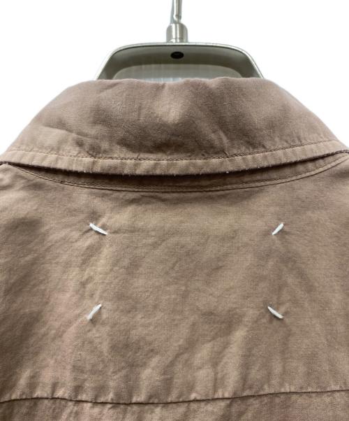 Maison Margiela（メゾンマルジェラ）Maison Margiela (メゾンマルジェラ) デザインボタンシャツ ブラウン サイズ:3の古着・服飾アイテム