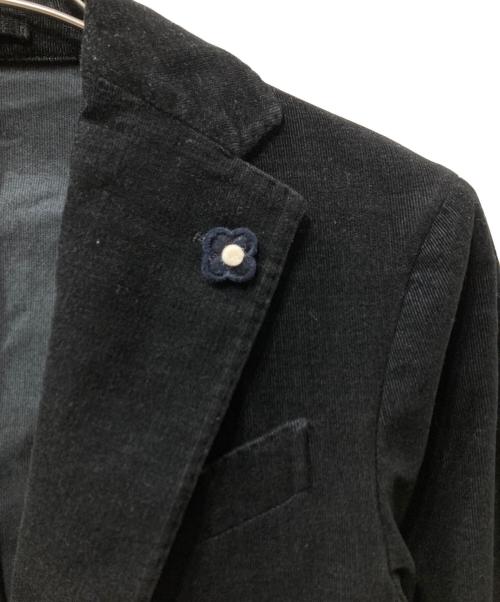 LARDINI（ラルディーニ）LARDINI (ラルディーニ) コーデュロイセットアップスーツ ブラック サイズ:SIZE 44の古着・服飾アイテム
