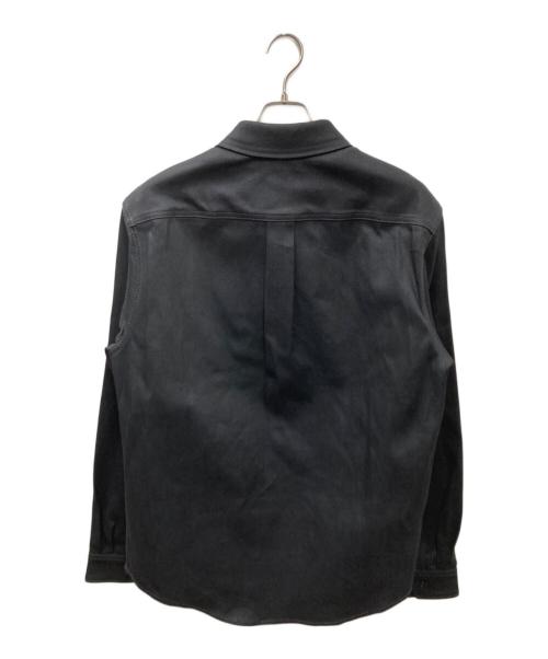 MARNI（マルニ）MARNI (マルニ) SOFT COTTON DENIM SHIRTS ロゴ刺繍デニムシャツ ブラック サイズ:48 未使用品の古着・服飾アイテム