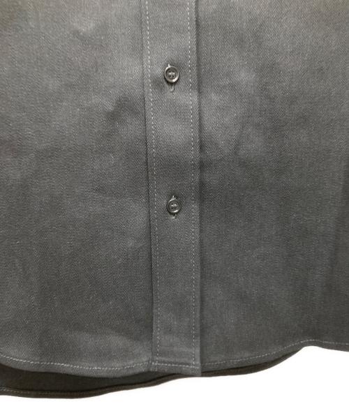 MARNI（マルニ）MARNI (マルニ) SOFT COTTON DENIM SHIRTS ロゴ刺繍デニムシャツ ブラック サイズ:48 未使用品の古着・服飾アイテム
