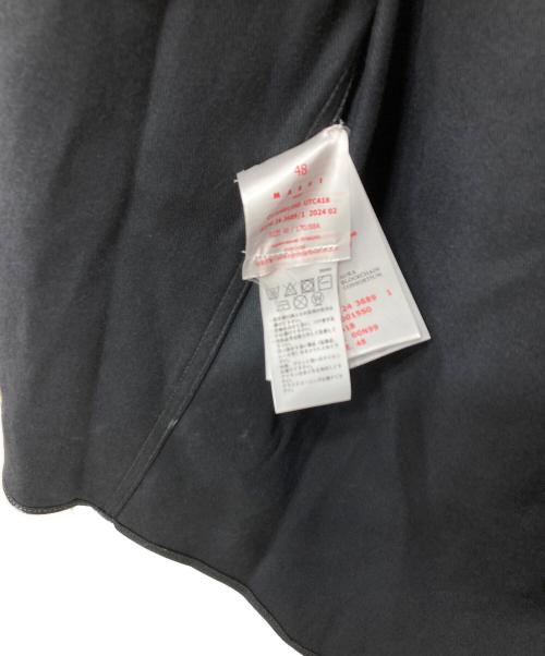 MARNI（マルニ）MARNI (マルニ) SOFT COTTON DENIM SHIRTS ロゴ刺繍デニムシャツ ブラック サイズ:48 未使用品の古着・服飾アイテム