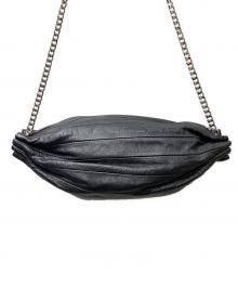 marimekko（マリメッコ）の古着「KARLA CHAIN ショルダーバッグ」｜ブラック