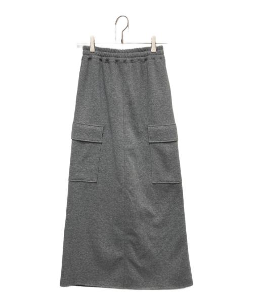 EVERYDAY I LIKE.（エヴリデイ アイ ライク）EVERYDAY I LIKE. (エヴリデイ アイ ライク) Warm Sweat Cargo Skirt グレー サイズ:34の古着・服飾アイテム