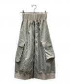 PARANOIDパラノイド）の古着「Nylon Rib Skirt」｜グレー