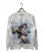 WHOOSIS×GHOST IN THE SHELLフーシス×ゴーストインザシェル）の古着「長袖Tシャツ」｜ホワイト