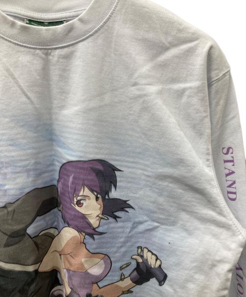 WHOOSIS（フーシス）WHOOSIS (フーシス) GHOST IN THE SHELL (ゴーストインザシェル) 長袖Tシャツ ホワイト サイズ:Sの古着・服飾アイテム