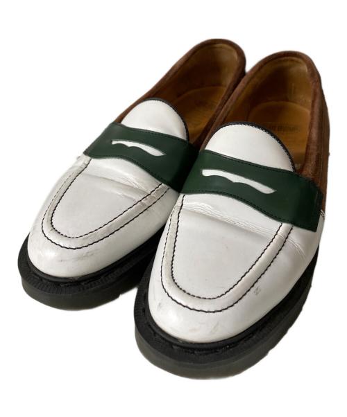 SOLOVAIR（ソロヴェアー）SOLOVAIR (ソロヴェアー) TTT MSW (ティー) biotope (ビオトープ) ローファー マルチカラー サイズ:5 1/2の古着・服飾アイテム