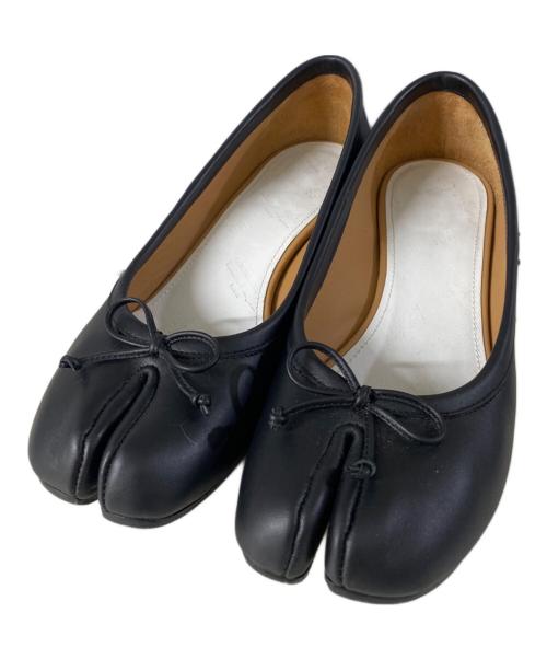 Maison Margiela（メゾンマルジェラ）Maison Margiela (メゾンマルジェラ) TABI 足袋レザーパンプス ブラック サイズ:36　1/2の古着・服飾アイテム