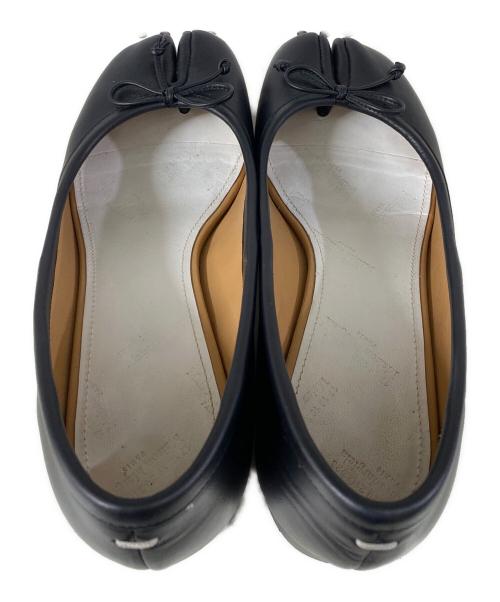 Maison Margiela（メゾンマルジェラ）Maison Margiela (メゾンマルジェラ) TABI 足袋レザーパンプス ブラック サイズ:36　1/2の古着・服飾アイテム