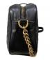 中古・古着 GUCCI (グッチ) GGマーモント スモール カメラバッグ ショルダーバッグ ブラック サイズ:Free：50000円