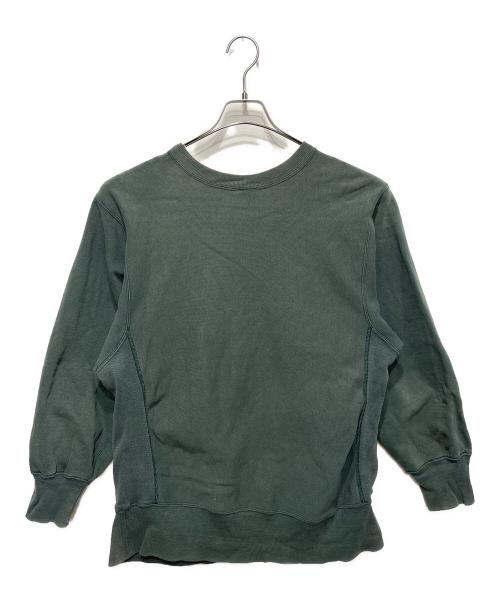 Champion REVERSE WEAVE（チャンピオン リバース ウィーブ）Champion REVERSE WEAVE (チャンピオン リバース ウィーブ) 80S クルーネックスウェット グリーン サイズ:Lの古着・服飾アイテム