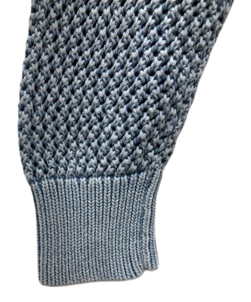 stussy（ステューシー）stussy (ステューシー) Pigment Dyed Loose Gauge sweater ブルー サイズ:Mの古着・服飾アイテム