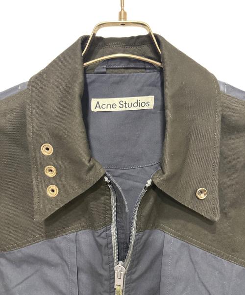 Acne studios（アクネ ストゥディオス）Acne studios (アクネ ストゥディオス) カジュアルコットンジャケット ネイビー サイズ:44の古着・服飾アイテム