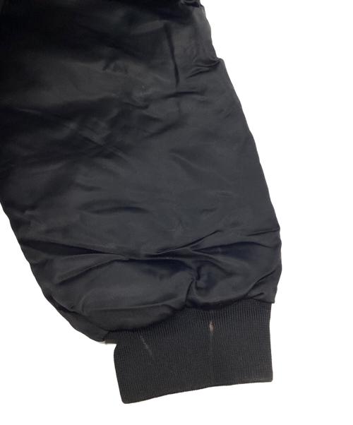 AUBURN SPORTSWEAR（アーバンスポーツウェア）AUBURN SPORTSWEAR (アーバンスポーツウェア) 刺繍スタジャン ブラック サイズ:Lの古着・服飾アイテム