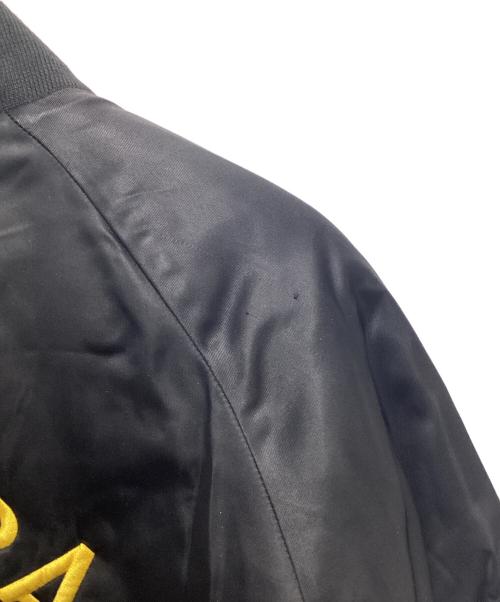 AUBURN SPORTSWEAR（アーバンスポーツウェア）AUBURN SPORTSWEAR (アーバンスポーツウェア) 刺繍スタジャン ブラック サイズ:Lの古着・服飾アイテム