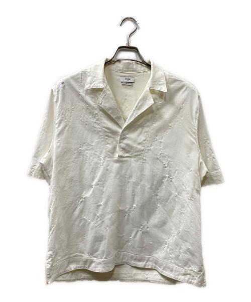 CMMN SWDN（コモンスウェーデン）CMMN SWDN (コモンスウェーデン) クラッシュスキッパーシャツ アイボリー サイズ:48の古着・服飾アイテム