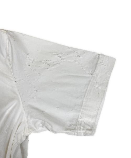 CMMN SWDN（コモンスウェーデン）CMMN SWDN (コモンスウェーデン) クラッシュスキッパーシャツ アイボリー サイズ:48の古着・服飾アイテム