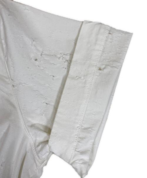 CMMN SWDN（コモンスウェーデン）CMMN SWDN (コモンスウェーデン) クラッシュスキッパーシャツ アイボリー サイズ:48の古着・服飾アイテム