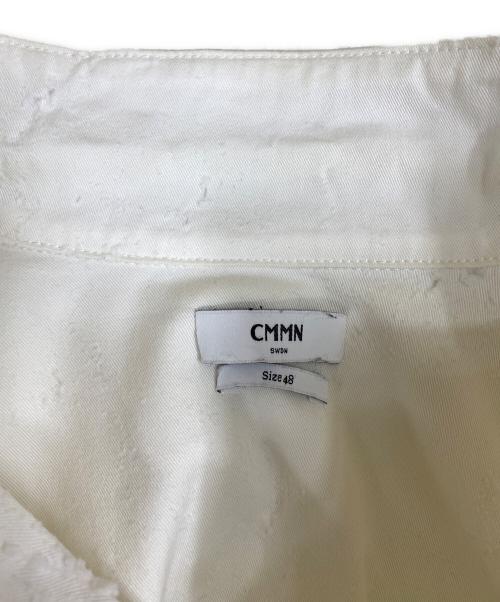 CMMN SWDN（コモンスウェーデン）CMMN SWDN (コモンスウェーデン) クラッシュスキッパーシャツ アイボリー サイズ:48の古着・服飾アイテム