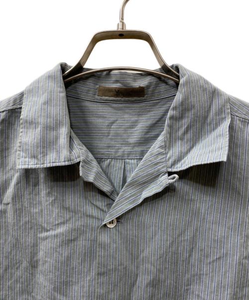 Y's for men（ワイズフォーメン）Y's for men (ワイズフォーメン) 80S オープンカラーストライプシャツ ブルー サイズ:不明の古着・服飾アイテム
