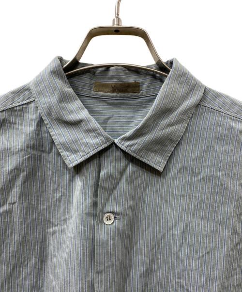 Y's for men（ワイズフォーメン）Y's for men (ワイズフォーメン) 80S オープンカラーストライプシャツ ブルー サイズ:不明の古着・服飾アイテム