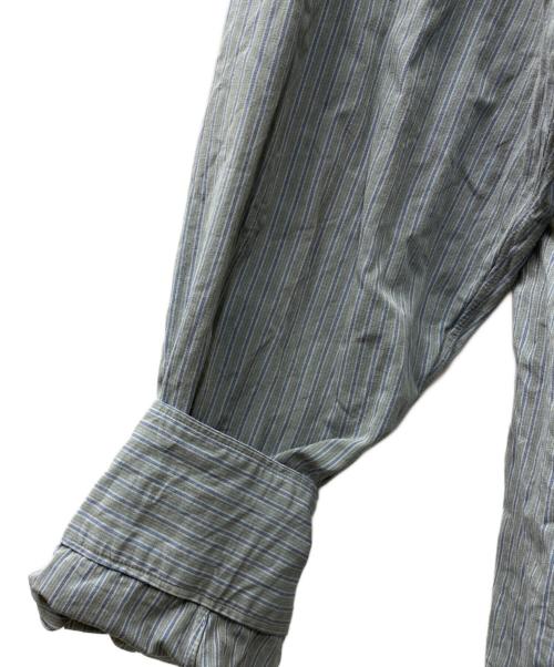 Y's for men（ワイズフォーメン）Y's for men (ワイズフォーメン) 80S オープンカラーストライプシャツ ブルー サイズ:不明の古着・服飾アイテム