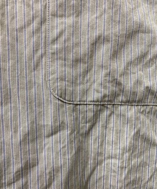 Y's for men（ワイズフォーメン）Y's for men (ワイズフォーメン) 80S オープンカラーストライプシャツ ブルー サイズ:不明の古着・服飾アイテム