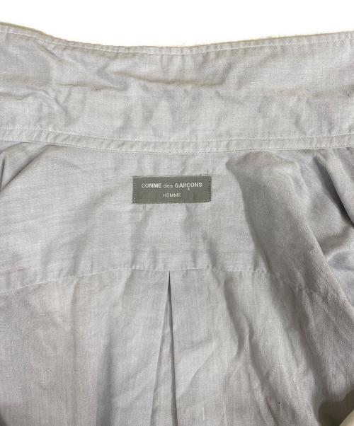 COMME des GARCONS HOMME（コムデギャルソン オム）COMME des GARCONS HOMME (コムデギャルソン オム) 80S バイカラーオープンカラーシャツ ブルー×ホワイト サイズ:FREEの古着・服飾アイテム