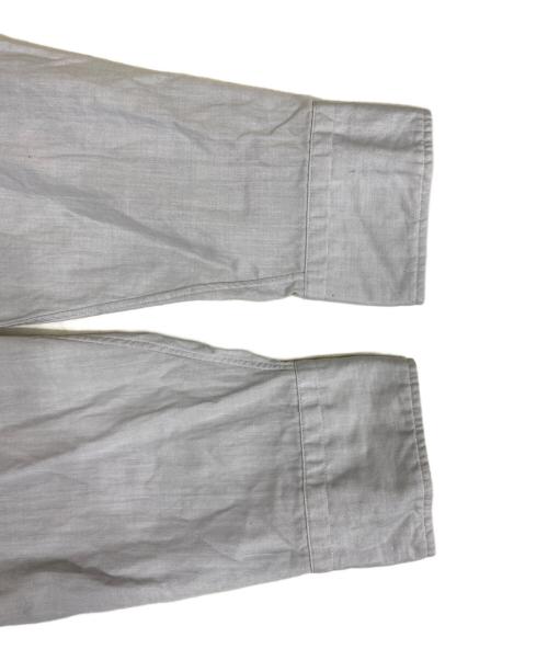 COMME des GARCONS HOMME（コムデギャルソン オム）COMME des GARCONS HOMME (コムデギャルソン オム) 80S バイカラーオープンカラーシャツ ブルー×ホワイト サイズ:FREEの古着・服飾アイテム