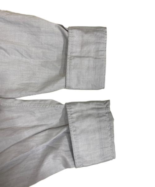 COMME des GARCONS HOMME（コムデギャルソン オム）COMME des GARCONS HOMME (コムデギャルソン オム) 80S バイカラーオープンカラーシャツ ブルー×ホワイト サイズ:FREEの古着・服飾アイテム