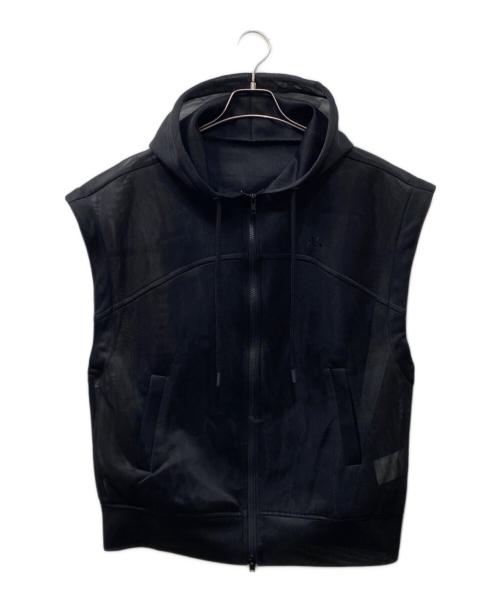 MAISON SPECIAL（メゾンスペシャル）MAISON SPECIAL (メゾンスペシャル) 2way See-through Hoodie ジップパーカー ブラック サイズ:FREEの古着・服飾アイテム