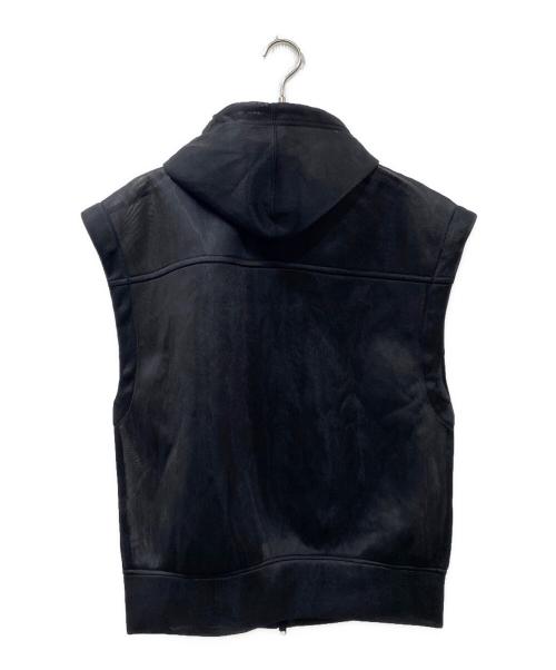 MAISON SPECIAL（メゾンスペシャル）MAISON SPECIAL (メゾンスペシャル) 2way See-through Hoodie ジップパーカー ブラック サイズ:FREEの古着・服飾アイテム