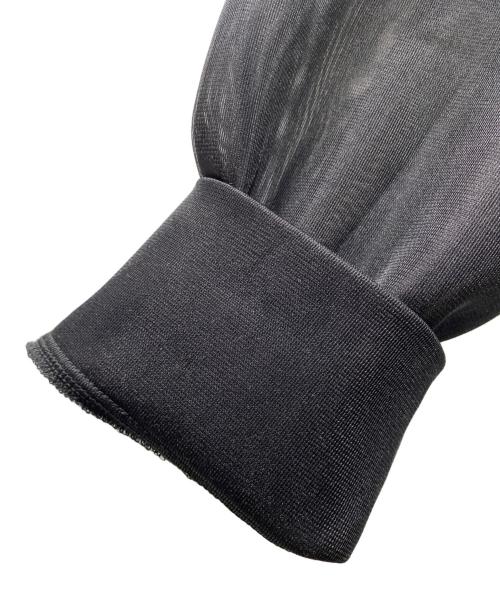 MAISON SPECIAL（メゾンスペシャル）MAISON SPECIAL (メゾンスペシャル) 2way See-through Hoodie ジップパーカー ブラック サイズ:FREEの古着・服飾アイテム