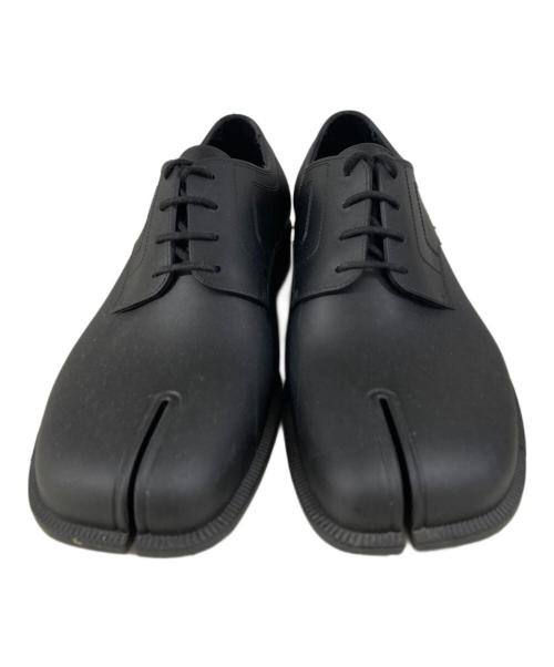 Maison Margiela（メゾンマルジェラ）Maison Margiela (メゾンマルジェラ) マットラバータビレインシューズ ブラック サイズ:40の古着・服飾アイテム