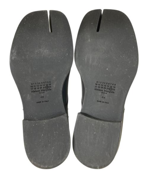 Maison Margiela（メゾンマルジェラ）Maison Margiela (メゾンマルジェラ) マットラバータビレインシューズ ブラック サイズ:40の古着・服飾アイテム