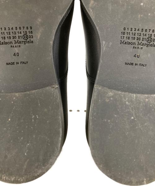 Maison Margiela（メゾンマルジェラ）Maison Margiela (メゾンマルジェラ) マットラバータビレインシューズ ブラック サイズ:40の古着・服飾アイテム