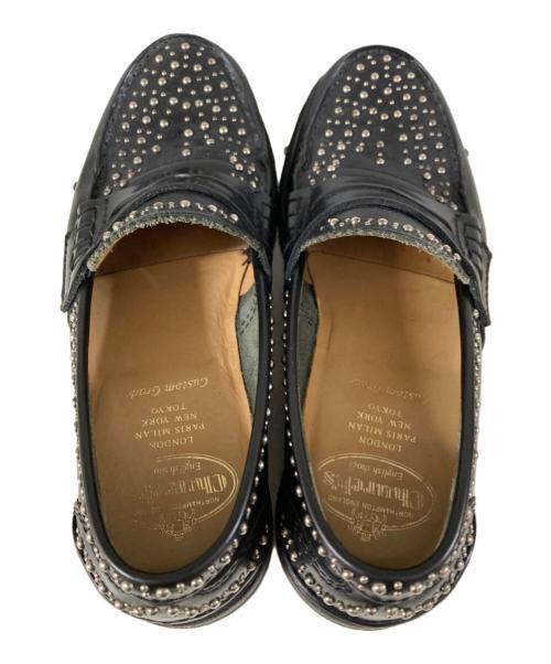 Church’s（チャーチ）Church’s (チャーチ) PEMBREY MET スタッズローファー ブラック サイズ:6　1/2の古着・服飾アイテム