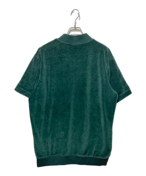 LACOSTE（ラコステ）LACOSTE (ラコステ) RICKY REGAL S/Sベロアジャケット グリーン サイズ:Mの古着・服飾アイテム