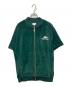 LACOSTE（ラコステ）の古着「S/Sベロアジャケット」｜グリーン