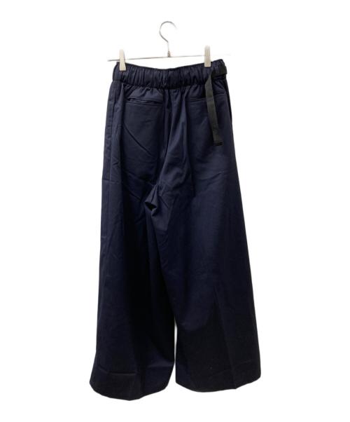 REVERBERATE（リバーバレイト）REVERBERATE (リバーバレイト) BELTED TYPE 4 スラックス ネイビー サイズ:Fの古着・服飾アイテム