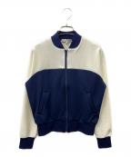 COMME des GARCONSコムデギャルソン）の古着「トラックジャケット」｜ホワイト×ネイビー
