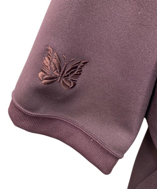 Needles（ニードルズ）Needles (ニードルズ) S/S Mock Neck Shirt - Bright Jersey ブラウン サイズ:Sの古着・服飾アイテム