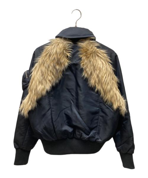 SHALOU（シャールー）SHALOU (シャールー) Angel wings MA-1 ブラック サイズ:Lの古着・服飾アイテム