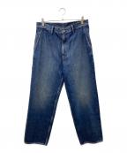 G-STAR RAWジースターロゥ）の古着「Modson Straight Chino ワイドストレートデニムパンツ」｜インディゴ