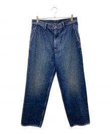 G-STAR RAW（ジースターロゥ）の古着「Modson Straight Chino ワイドストレートデニムパンツ」｜インディゴ