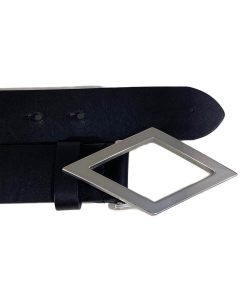 Han Kjobenhavn（ハン コペンヘーゲン）HAN KJOBENHAVN (ハン コペンヘーゲン) Daimond バックル ベルト ブラック サイズ:38/95の古着・服飾アイテム