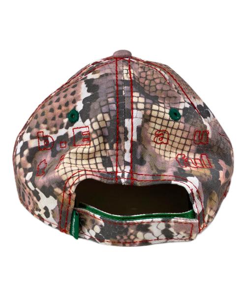 b.Eautiful（ビービューティフル）b.Eautiful (ビービューティフル) パイソン転写キャップ ピンクの古着・服飾アイテム